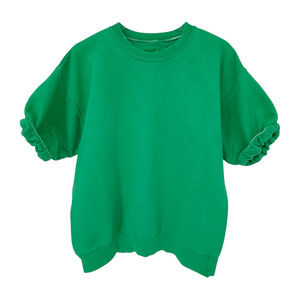 Copied - RACHEL COMEY Stanza Sweatshirt in Green Apple XS